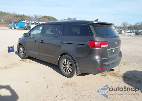 2016 Kia Sedona Lx из США, поврежденный, VIN KNDMB5C1XG6115905